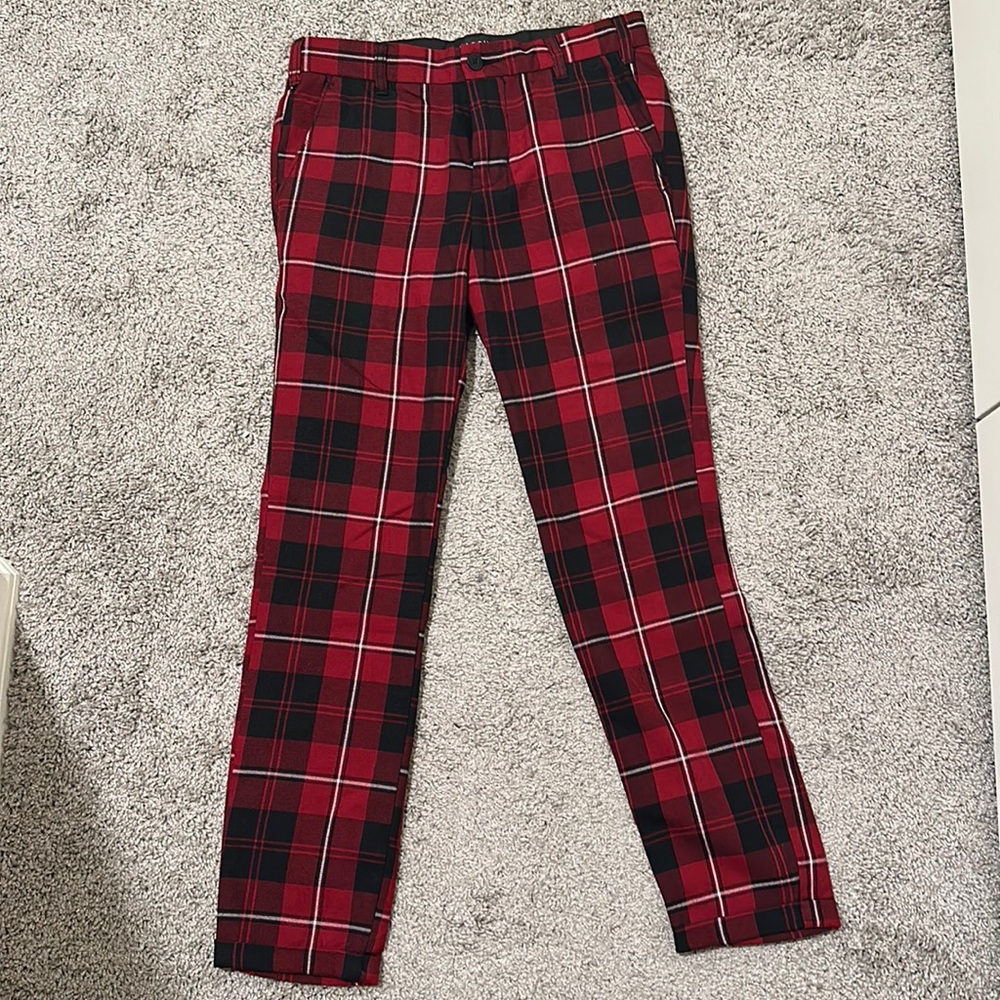 Pacsun Plaid Skinny Pants